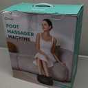 KNQZE Shiatsu Foot Massager with Heat, Compression, Deep Kneading Foot Massage for Plantar Fasciitis Relief, Remote Control, Multi Massage Modes, Auto Shut-Off Timer, FSA Eligible, Charcoal Gray