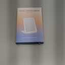 FUNTOUCH Rechargeable Travel Makeup Mirror with 72 Led Lights, Portable Lighted Beauty Mirror, 3 Color Lighting, Dimmable Touch Screen, Tabletop LED Folding Cosmetic Vanity Mirror (Rose Gold)