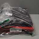 Fulmoon 6 Pcs Leather 3 Ring Binder, 1 Inch Vintage Hardback Round Ring Binder with 2 Inner Pockets & Spine Label Holder, Letter Size Professional Executive Portfolio for Office Home School(Classic)