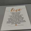Inspirational Wall Art Painting Love Is Patient Love Is Kind Wall Art Gold Canvas Wall Art For Living Room Bedroom Home Decor Framed Ready To Hang 12x16 Inch