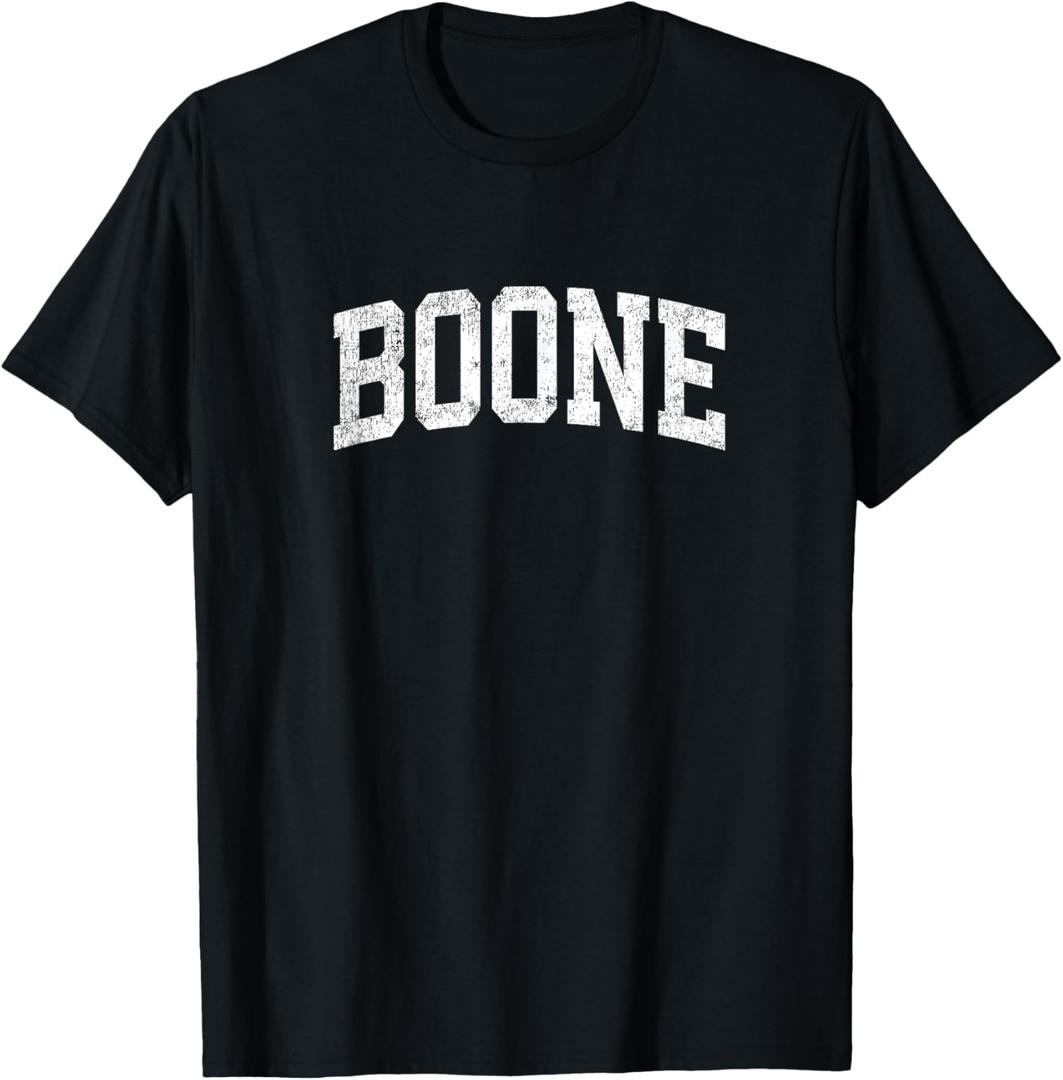 Boone North Carolina NC Vintage Athletic Sports Design T-Shirt