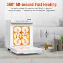 Hot Towel Warmer for Spa, Small Towel Warmer for Esthetician, Mini Towel Warmer for Facial Salon Beauty, Professional Towel Heater Towel Warmer Cabinet(5L-White)