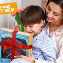 Giant Bubble Wand Set for Kids and Adults with Concentrated Refill, Fun Outdoor and Indoor Activity for Girls, Boys, Toddlers and Children to Enjoy