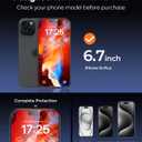 UNBREAKcable 2-Pack Screen Protector for iPhone 15 Plus, Double Shatterproof Tempered Glass [Easy Installation Frame] [9H Hardness] [99.99% HD Clear] [Case Friendly] for Apple iPhone 15 Plus 6.7 inch