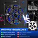 LOLBOX Music Boxing Machine for Adults & Kids - Smart Punching Machine with Boxing Gloves, Wall Boxing Punching Pad for Home, Office, Gym (Upgraded Version)