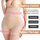Women Butt Lifter Body Shaper Adjustable Hip Enhancer Panties Tummy Control Underwear Boy Shorts (XXL)