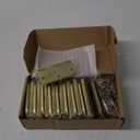 18 Pack Interior Door Hinges Polished Brass 3.5 inch X 3-1/2" 5/8 Radius,3 "Gold Round Standard Hinge for Single Doors DIY Assembly Bi-fold Table Hardware Kit House Accessories Home Essentials