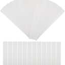 Kichvoe Kraft Paper Chopstick Bags 200-Pack Disposable Chopsticks Sleeves Lightweight Portable for Restaurant Banquets Picnics Food Packaging (White)