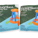 2 x Inflatable 2-in-1 Basketball & Ring Toss