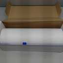 Goodluck 54 Inch X 300 Feet Plastic Table Cloths with Cutter Box, White Disposable Table Cover Roll, Plastic Tablecloth for Party, Banquet, Wedding, Birthday, Anniversary