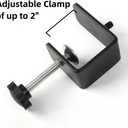 Jola's House Metal Deck Mounted Bowl Bird Bath for Railing Patio Large Balcony Clearance Modern Bird Water with Stake Clam for Outdoors Garden 13 Inches