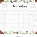 2 x Jotsome Desk Calendar 2026-2027, 18-Month Desk Pad Calendar From Now to June 2027, 14"x10.5" Bleed-Proof Paper Monthly Calendar for Home Office and School, Easy Planning