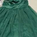 JerrisApparel Flower Girls Dress Wedding Satin Dresses Princess Birthday Party Prom Ball Gown (6-7 Years, Emerald Green)