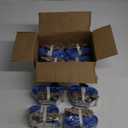 8Pack E-Track Straps Ratchet Etrack Strap Box Truck Strap Tie Down Heavy Duty 2" x15' 4400lbs Breaking Load, 2200 Working Load E-Track Accessories Blue