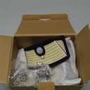 Aootek New Solar Motion Sensor Lights 120 LEDs with Lights Reflector,270 Wide Angle, IP65 Waterproof, Step Lights for Front Door, Yard, Garage, Deck (Black, Daylight White, 6-Pack)