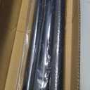 Tension Curtain Rod 40-126 In Heavy Duty-Black Extra Long Curtain Rod No Drilling For Window, Adjustable Tension Rod Diameter 1.26in Outdoor Curtain Rods For Patio One-Pull Lock