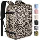 Capolo Travel Backpack for Women Men Waterproof Laptop Backpack Airlines Approved Carry On Backpack Bag Computer Bags for Business, Work, Traveling Fits 15.6 Inch Laptop(Leopard)
