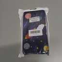 QIANRENON 24 in 1 Game Cassette Magnetic Organizer Case Micro SD Game Card Storage Case, Holds 24 Switch Card+24 MicroSD Card, Storage NDS Switch OLED Switch Lite Card, Purple (Starry Sky Pattern)