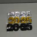 2025 Plastic Glasses Happy New Year Glitter Eyeglasses for 2025 Party New Year Eve Costume Photo Prop Supplies