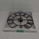 La Crosse Clock 404-3451 20-Inch Black Metal Tower Quartz Clock