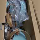 Martha Stewart Lockton Premium Nonstick 10 Piece Enamel Heavy Gauge Aluminum Pots and Pans Cookware Set - Martha Blue