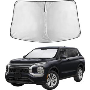 Autovir Windshield Sun Shade Fit for 2011-2026 Mitsubishi Outlander Sport | Sunshade, Front Car Window Shades Sun Visor, Blocks UV Rays & Heat, Car Accessories