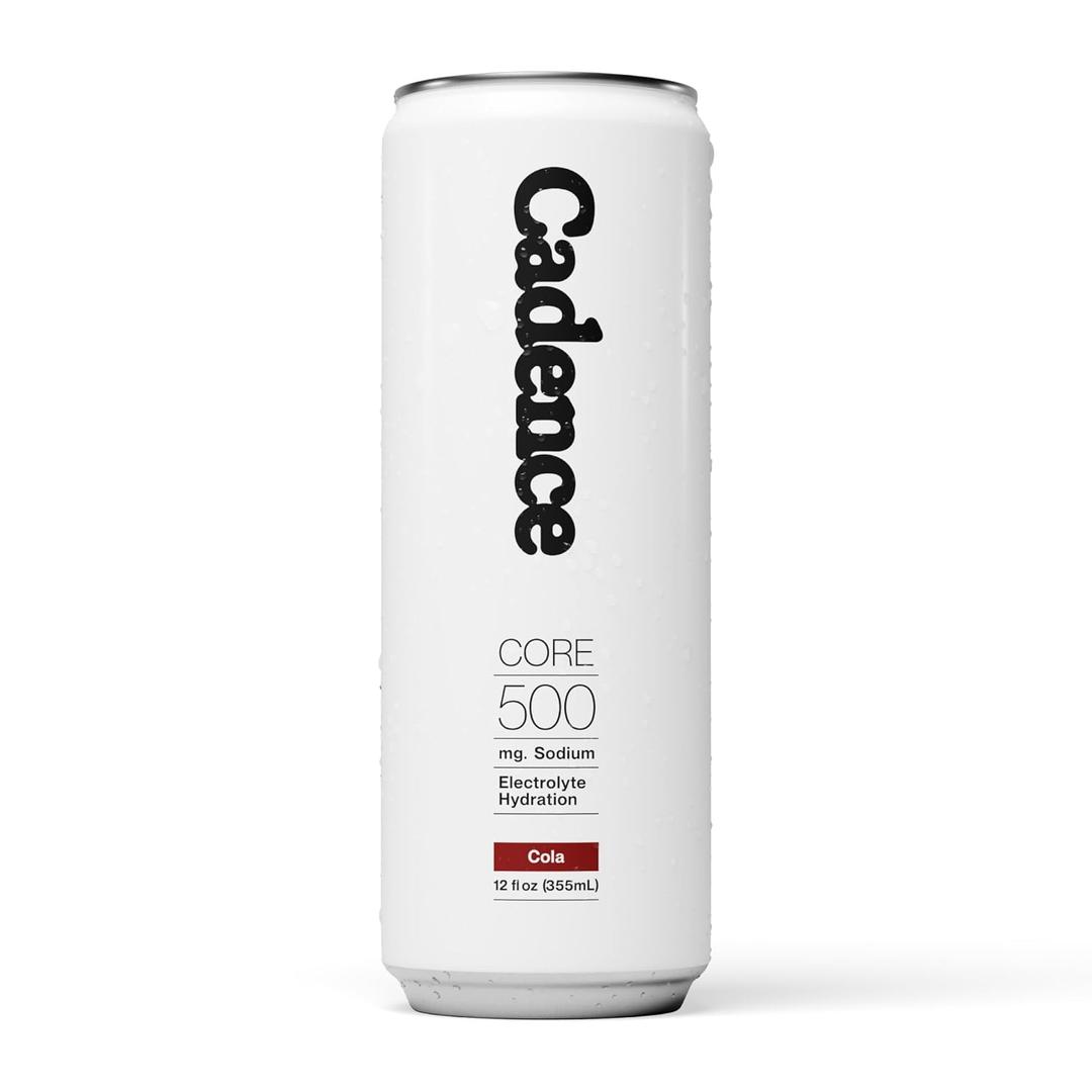 Cadence Electrolyte Drink - Crisp Cola Flavor, 355ml x 12 | Science-Backed Hydration | Zero Sugar, Zero Caffeine | Vegan, Keto & Paleo Friendly | Sodium, Potassium & Magnesium for Performance & Recovery (EXP 06/13/27)