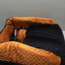 Dog Car Seat for Small/Medium Dogs Under 35lbs, Soft Booster Car Seat with Detachable Washable Cover and Cushion, Memory Foam Pet Car Seat with Safety Belt and Storage Pockets, Puppy Dog Car Bed (Brown)