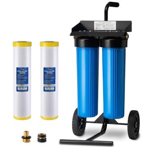 iSpring FD25B Deionized Water Filter for Spotless Car Wash System, Fits WGB22BD Deionized Water System for Car Wash, 4.5” x 20”