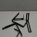 Adjustable Right Angle Brackets Sets 4” Adjustable 90 Degree Slotted L Brackets with 2 Slots Holes Heavy Duty Metal for PC Case Shelves Wood Furniture Cabinet Drawer, Max Load 30 LB 7 Pack