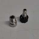 Tool Daily Pressure Washer Adapter Set, Quick Connect Kit, M22 14mm to M22 Metric Fitting, Stainless Steel, 5000 PSI