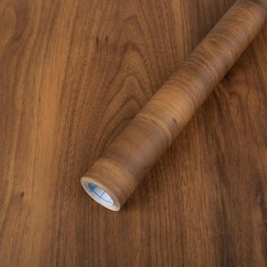 Abyssaly Wood Contact Paper, Brown Wood Peel and Stick Wallpaper for Cabinets, Self Adhesive Waterproof Wall Paper for Furniture Countertops Drawer Shelf Liner 11.8" X 78.7"