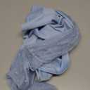 Arshiner Girl's Contrast Mesh Puff Long Sleeve High Waist A Line Short Dress with Pockets for 6-13 Years (Light Blue)