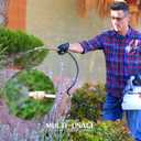 Ukoke UGS02 Cordless Electric Power Garden Sprayer, 1 Gallon Tank Portable Handhel, 45 psi & 0.132 GPM (500ml per min) Grey & White 20V 2A Battery & Charger Included