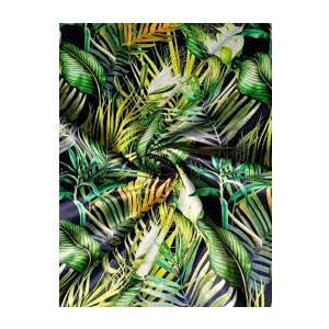 Tropical Jungle Plants Hanging Wall Decor