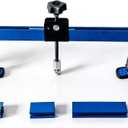 Dent Pull Lever Bar Kit with Adapters, Heavy Duty Car Body Repair Bridge Lifter Set for Aluminum & Steel Auto Body Dent Repair (857mm)