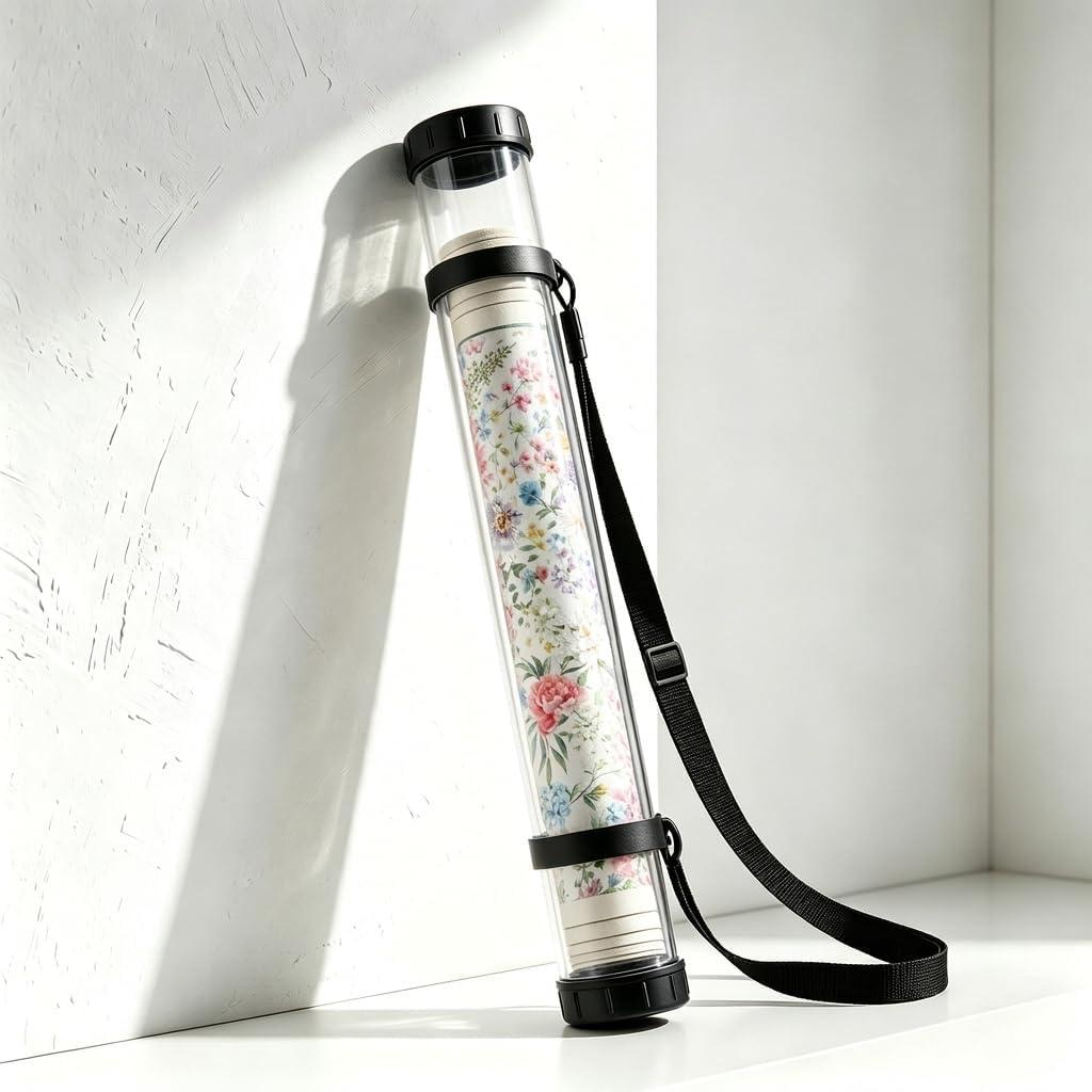 Playmat Tube, Poster Tube, Mahjong Mat Storage Tube, 37''×2.87" Poster Storage Tube, Mahjong Mat for Table, Mahjong Accessories, Blueprint Storage, Cardboard Tubes(1 Pack)