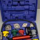 Radiator Pressure Tester Kit, Coolant Pressure Tester for Automotive Cooling System Water Tank Leakage Detection (Universal Fit 15PCS)