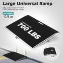 19"L x 32"W Threshold Ramp for Doorways, Wider Boards, Portable,Anti-Slip Ramps for Wheelchairs for Home,700 LBS Load Capacity,Aluminum Door Ramp and Curb Ramp for Scooters,Power Chairs,Walkers