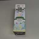 Grow Forward Bamboo Kids Cups with Lids and Straws - 10oz Drinking Cups for Kids with Childproof Twist Lids & Silicone Straws - Eco Friendly, BPA Free, Non Toxic & Dishwasher Safe - Paradise