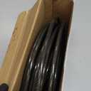 Petbobi Heavy-Duty Dog Tie-Out Cable - 50FT Extra Strong Wire Cable for Large Pets Up to 300Lbs, Rust Proof Dogs Leash with Carabiners and 360 Swivel, Pet Leads for Yard Camping Outside, Black