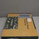 Charcuterie Board with Knife Set, Double-Drawer Cheese Platter, Extra-Large Square Cheese Tray, House Warming Gifts New Home, Carbonized Bamboo