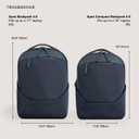 Troubadour Apex 4.0 Compact - 16L Premium Laptop Backpack - Ergonomic & Water Resistant - Designed for Work and Travel - Ink Blue