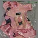 YUDODO Front Pet Carrier Backpack for Small Dogs and Cats, Secure and Breathable Mesh, Ergonomic Support, Adjustable for Walking, Hiking, or Travel, Pink, S