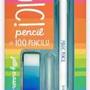 SNIFTY Magic Pencil - Compressed graphite tip equals 100 pencils - white barrel + matching chunky eraser