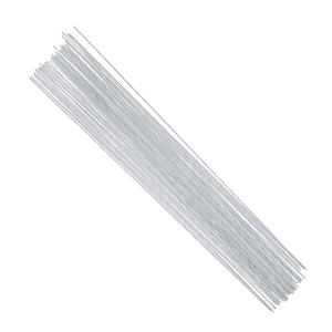 DECORA 18 Gauge White Floral Stem Wire 16 inch,50/Package