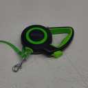 Mighty Paw Retractable Dog Leash 2.0 | 16' Heavy Duty Reflective Nylon Tape Lead for Pets up to 0-50 lbs. Tangle Free Design W/One Touch Quick-Lock Braking System & Anti-Slip Handle (Green/Lite)