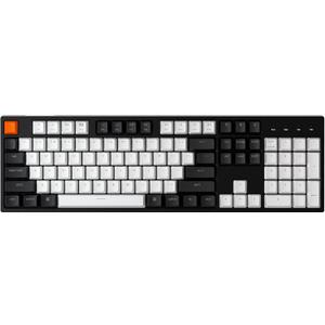 Keychron C2 Full Size Wired Mechanical Keyboard for Mac, Hot-swappable, Gateron G Pro Red Switch, White Backlight, 104 Keys ABS keycaps Gaming Keyboard for Windows,Type-C Braid Cable
