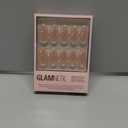 Glamnetic Press On Nails - Sugar Glazed | Medium Oval Fake Nails with a Sheer Nude Base, Mini White Polka Dots & Glazed Finish, Salon Quality Everyday Nails | 15 Sizes - 30 Nail Kit with Glue