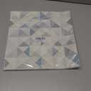 HOMETITUTE 10PCS 12x12 Inch Blue Gray Geometric Flat Peel and Stick Floor Tiles Removable Self Adhesive Vinyl Flooring Stickers for Bathroom Kitchen Living Room Entryway Home Decor